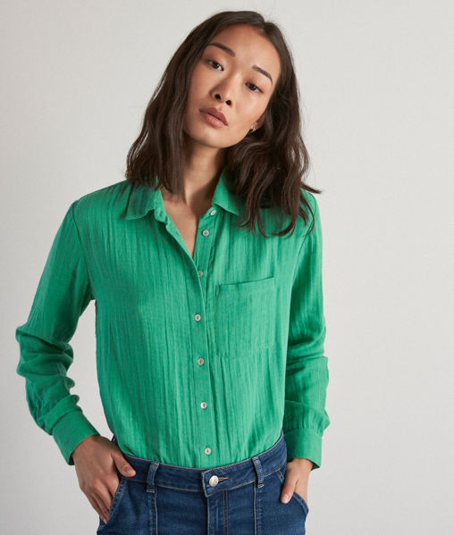Picture of TITIA CRINKLE COTTON SHIRT